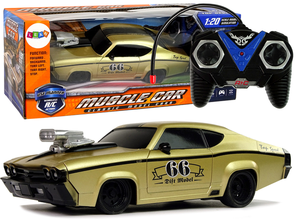 Remote Control Sports Car Classic 1:20 Gold Pilot