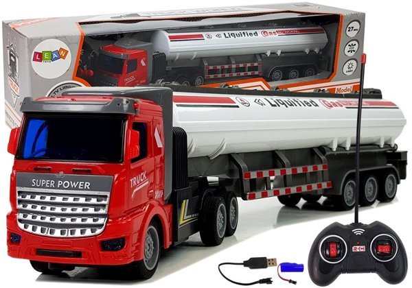 Remote Controlled 27 Mhz 1:48  Cistern Delivery Truck White 