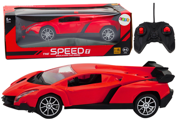 Remote Controlled Sports Car Red 1:16 RC Car