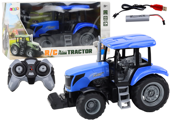 Remote Controlled Tractor RC 2.4G Sounds Blue