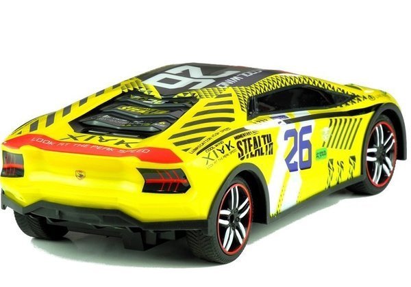 Remote controlled Sports Car R/C Remote Yellow