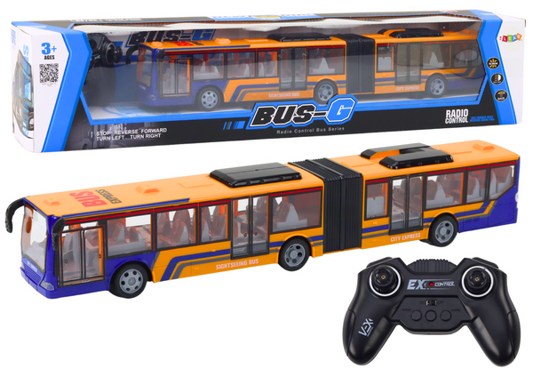 Remotely Controlled RC Orange City Bus