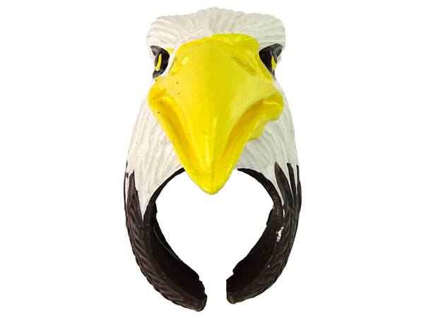 Ring on Hand Educational Animals Eagle