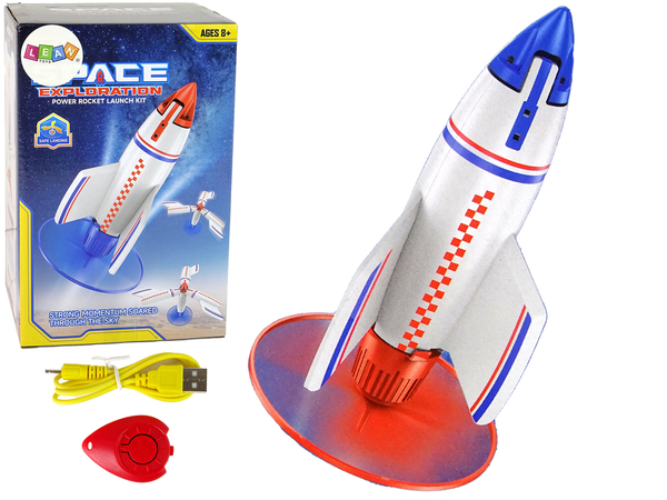 Rocket Launcher Flying Charger White 21 cm