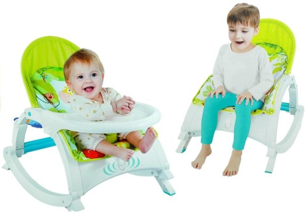 Rocking Chair For Newborn And Toodler Colorful Vibrating with Toys