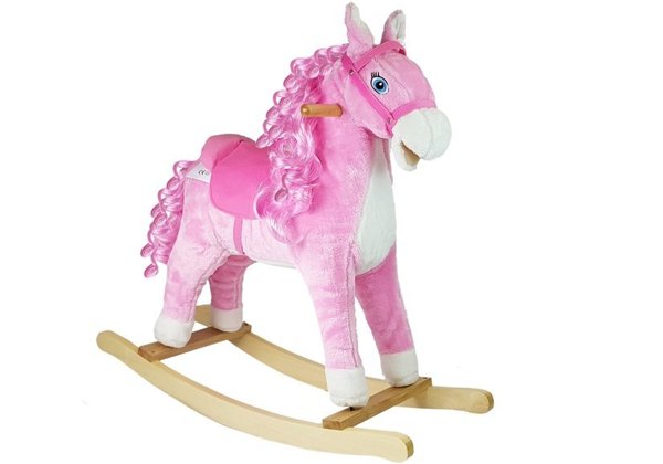 Rocking Horse 74cm Pink