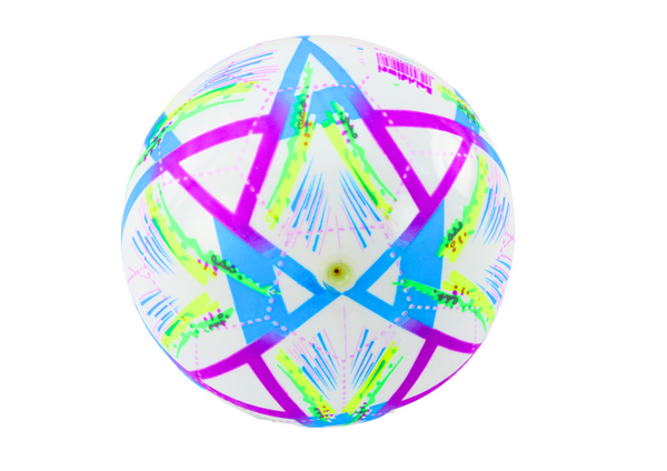 Rubber Ball Bright Patterns Purple 24 Cm