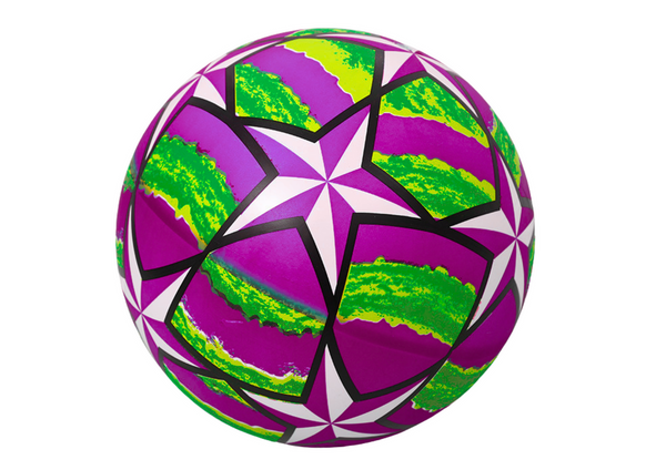 Rubber Ball Bright Stars Purple 24 Cm