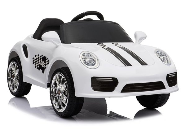 S2988 White - Electric Ride On Car
