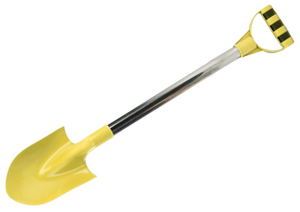 Sand Shovel Aluminum Handle Pastel Yellow 60cm