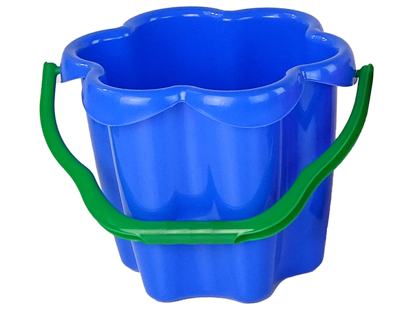 Sand bucket "Flower" Blue