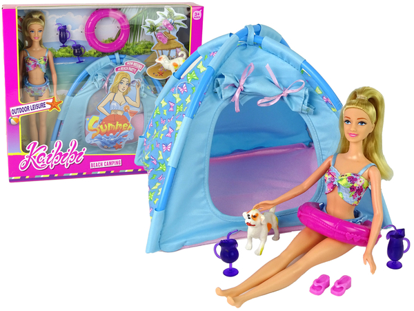 Set Doll Camping Tent Accessories