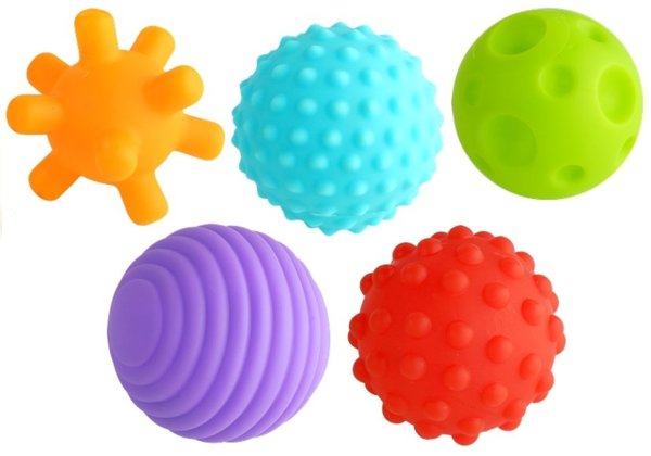 Set for a Baby Sensory Balls 6 pieces