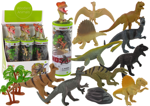 Set of 12 Dinosaur Figurines