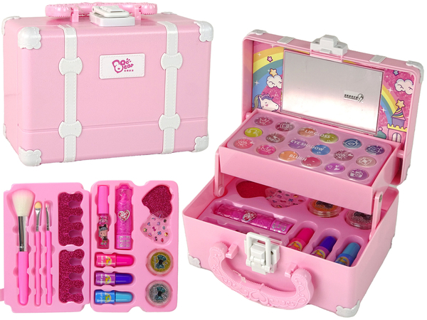 Set of Beauty Makeup Trunk Pink Unicorn