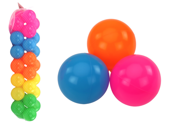 Set of Colorful Balls Plastic Balls for Pool 7cm 30pcs.