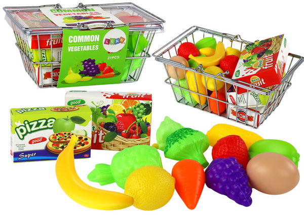 Shopping Basket for Vegetables Fruit Grocery Metal. 