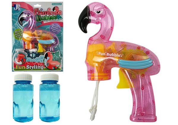 Soap Bubble Gun Flamingo Pink