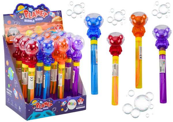 Soap Bubbles Wand Cosmonaut Light Colors