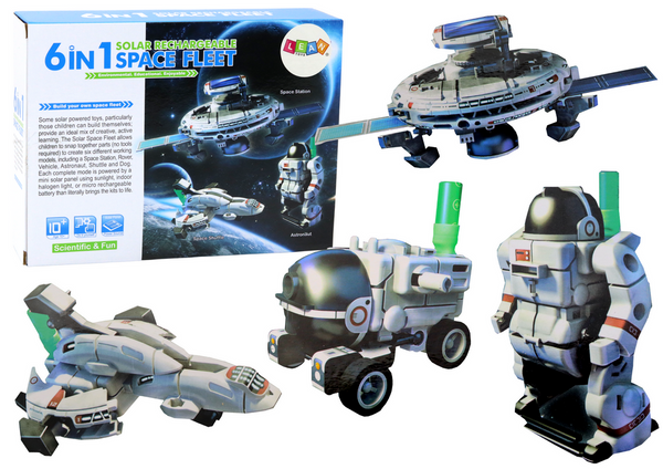 Solar Educational Set 6in1 Spaceships Astronaut