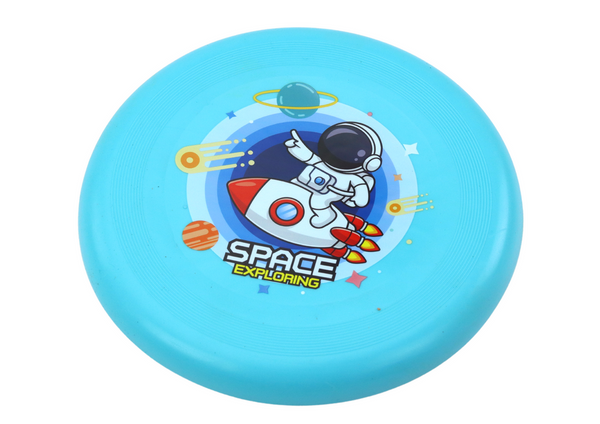 Spaceman Flying Frisbee Disc Blue 20cm