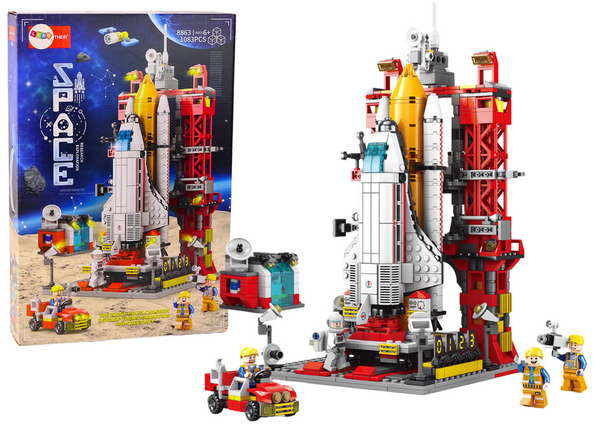 Spaceship Construction Blocks Space Launch Platform 1083 pcs.