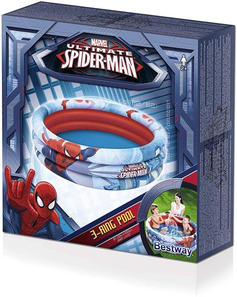 Spider-Man Inflatable Pool 122 x 30 cm Bestway 98018