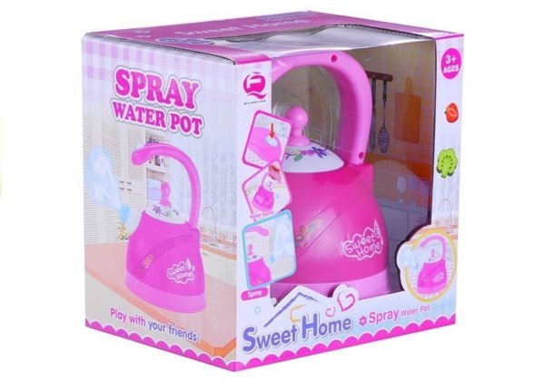 Spray Water Pot Kettle Pink Sounds and Light