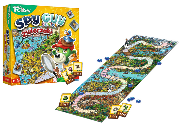 Spy Guy Junior Family Game Animals Trefl 02595