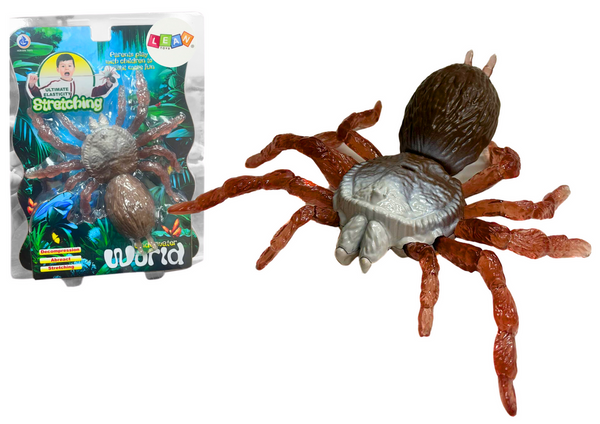 Stretchy Spider Figure Toy Stretch Brown