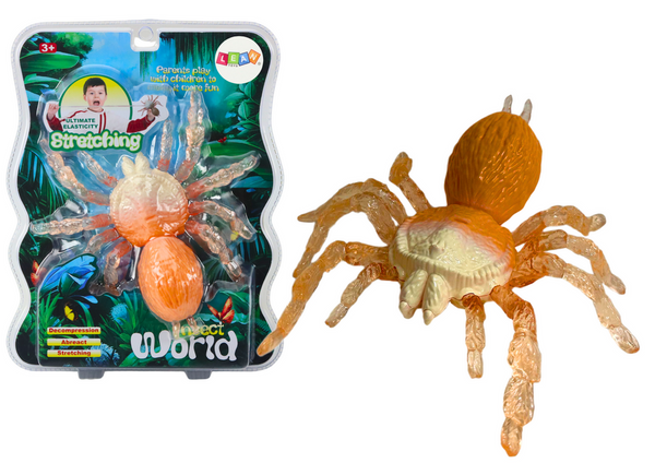 Stretchy Spider Figure Toy for Stretching Orange