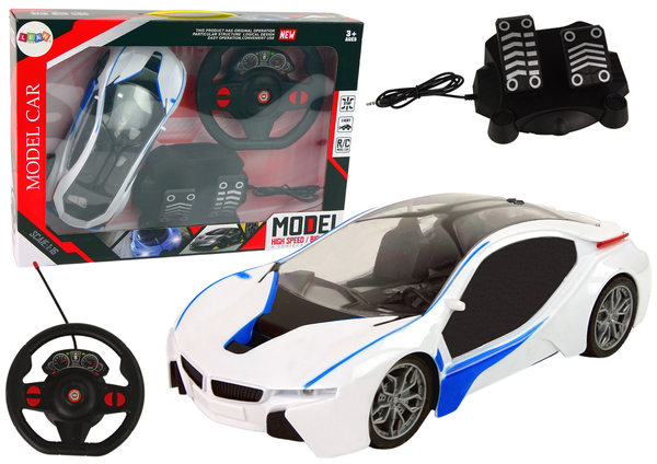 Super Fast Remote Controlled Car + R/C remote control Gas and Brake Pedals