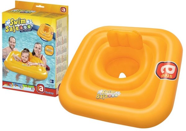 Swim Wheel Seat For Toddlers Square Swim Safe Step A 76cm Bestway 32050
