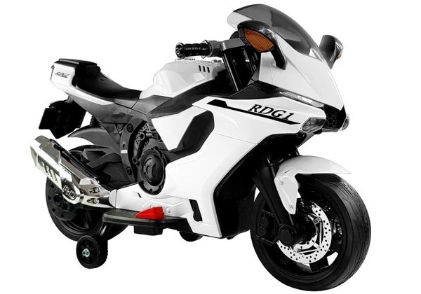 TR1603 Electric Ride-On Motorbike White