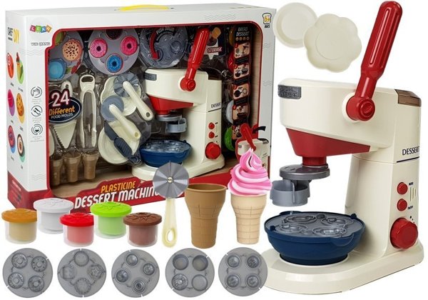 The Set Ice Cream Shop Forms Ice Cream Machine Play Dough 