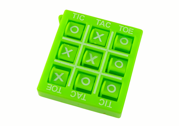 Tic Tac Toe Game 4.5 cm Green