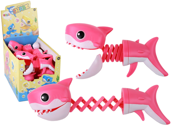 Toy Biting Fish Pink Shark Gun