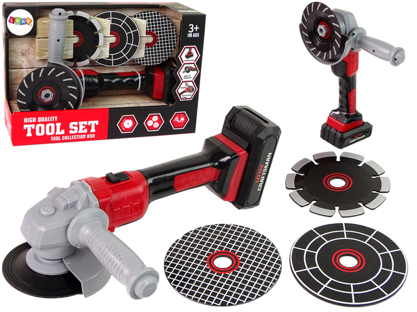 Toy Grinder for the DIYer Tools Discs Red