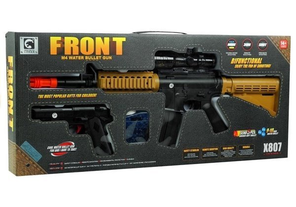 Toy M4 Rifle and Pistol Foam and Water Bullet Gun