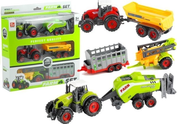 Tractor Farm Vehicles Set 6 in 1