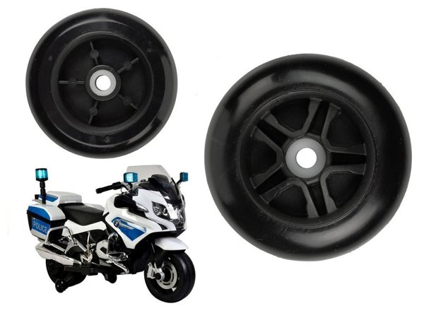 Training side wheel for the electric motorbike BMW R1200