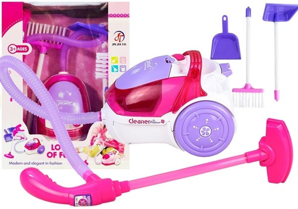 Vacuum Cleaner Toy with Light & Sound Effects!