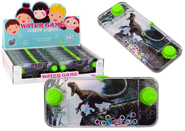 Water Arcade Game Dinosaur Velociraptor Console Pad Green
