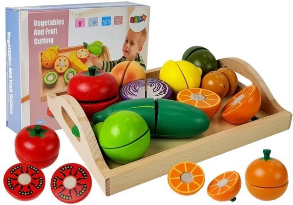 Wooden Cutting Set for Fruits and Vegetables