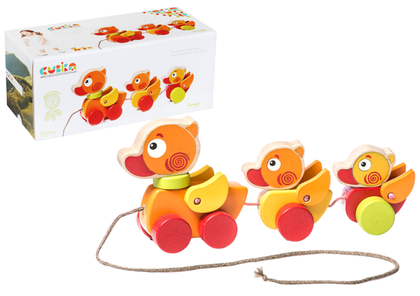 Wooden Ducks on a string Pull toy 13722