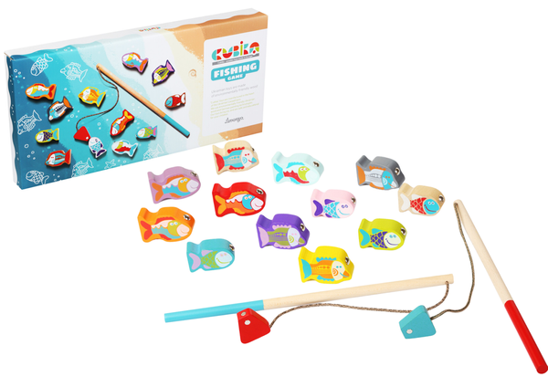 Wooden Fish Catching Game 13739