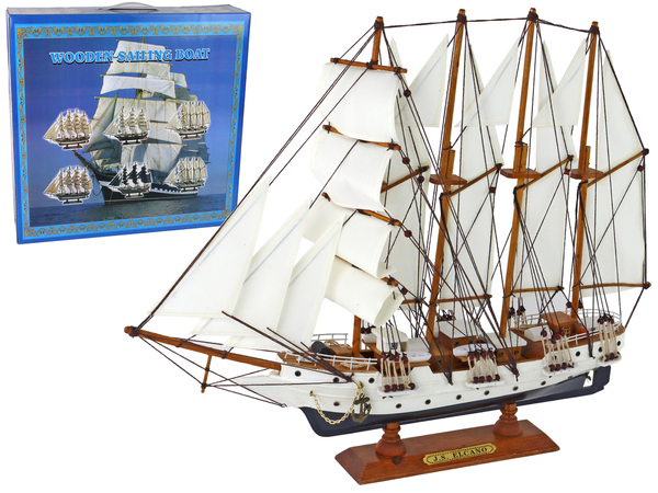 Wooden Ship Collectible Model J.S. Elcano