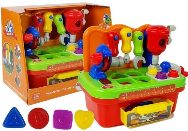 Workshop For Babies Sorter Tool Set with Sound and Light