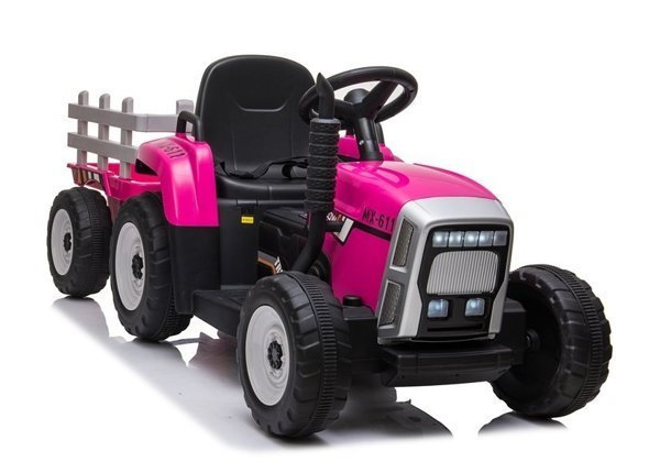 XMX611 Electric Ride-On Tractor Pink | Electric Ride-on Vehicles ...