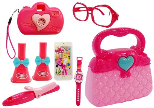 Beauty Set with Accessories Pink | Toys \ Beauty Sets